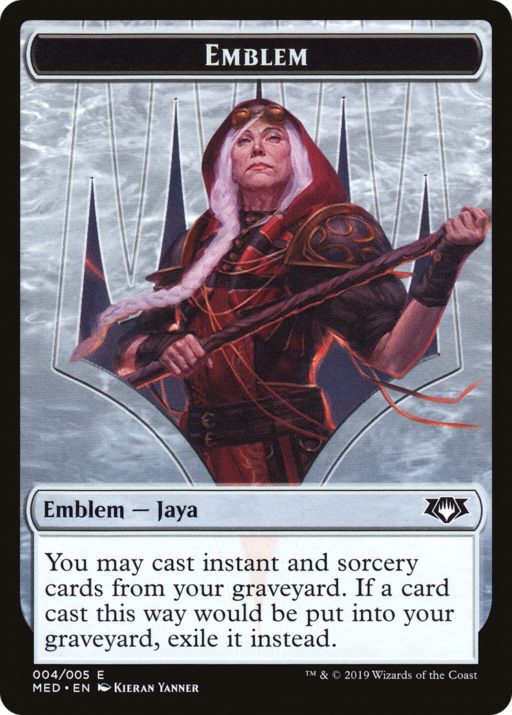 Jaya Ballard Emblem (TMED-0R4) - Mythic Edition Tokens