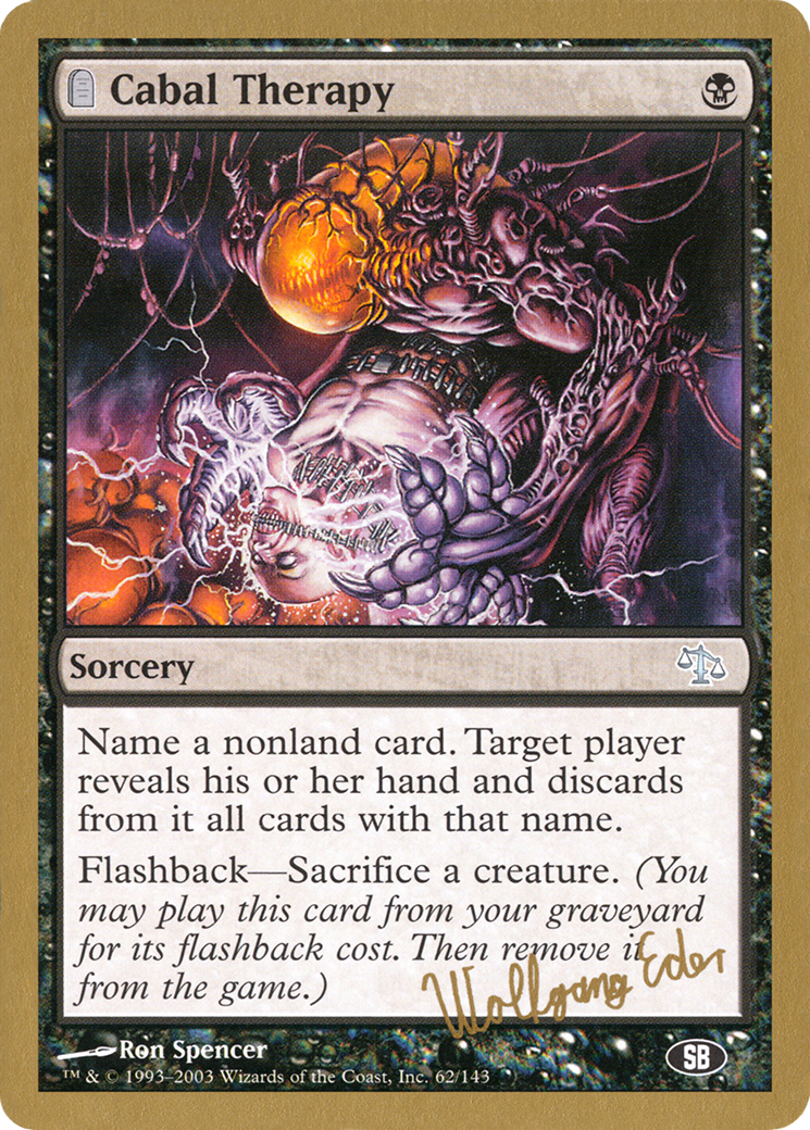 Cabal Therapy (WC03-WE62SB) - World Championship Decks 2003: (tombstone)