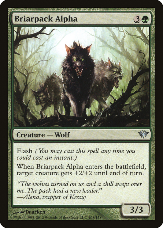 Briarpack Alpha (DKA-108) - Dark Ascension - Premium MTG Single from Wizards of the Coast - Just $0.25! Shop now at Game Crave Tournament Store