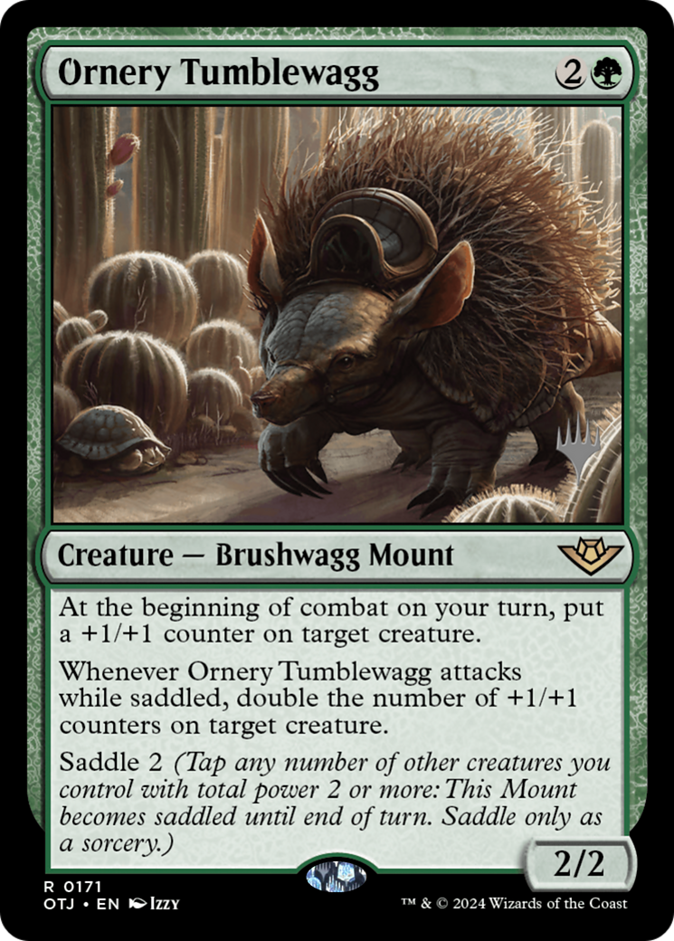 Ornery Tumblewagg (POTJ-171P) - Outlaws of Thunder Junction Promos - Premium MTG Single from Wizards of the Coast - Just $0.43! Shop now at Game Crave Tournament Store