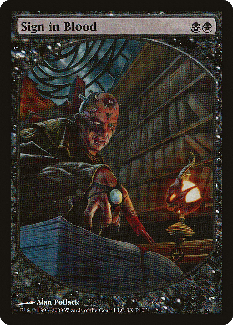 Sign in Blood (P10-003) - Magic Player Rewards 2010