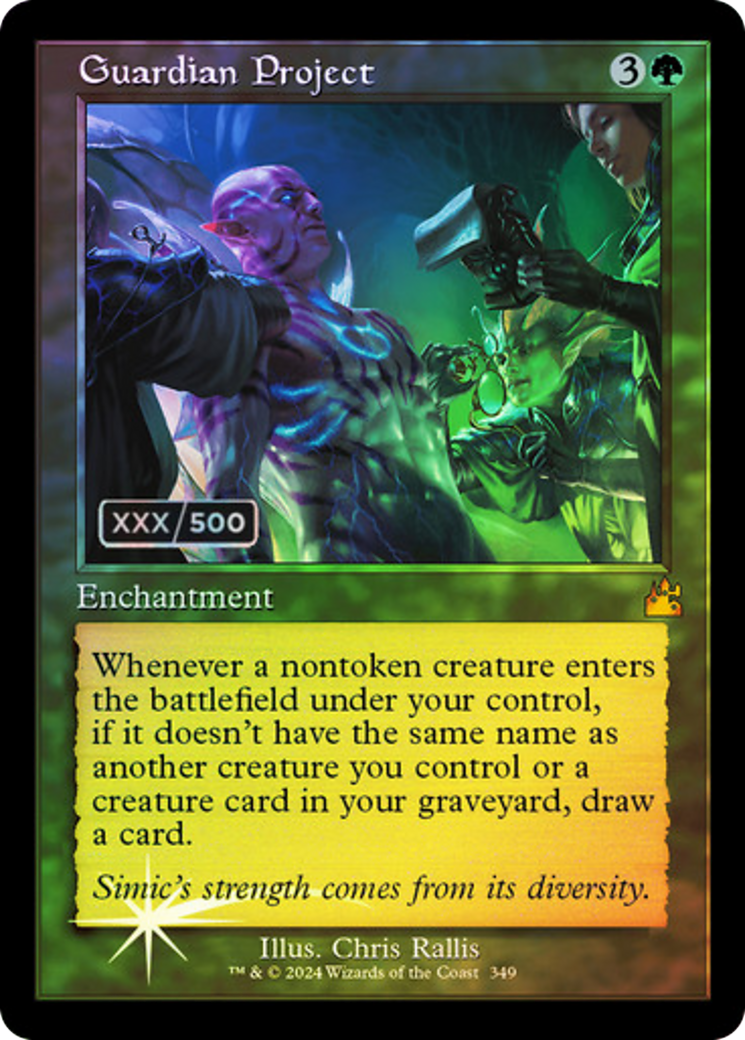 Guardian Project (RVR-349Z) - Ravnica Remastered Foil - Premium MTG Single from Wizards of the Coast - Just $102.04! Shop now at Game Crave Tournament Store