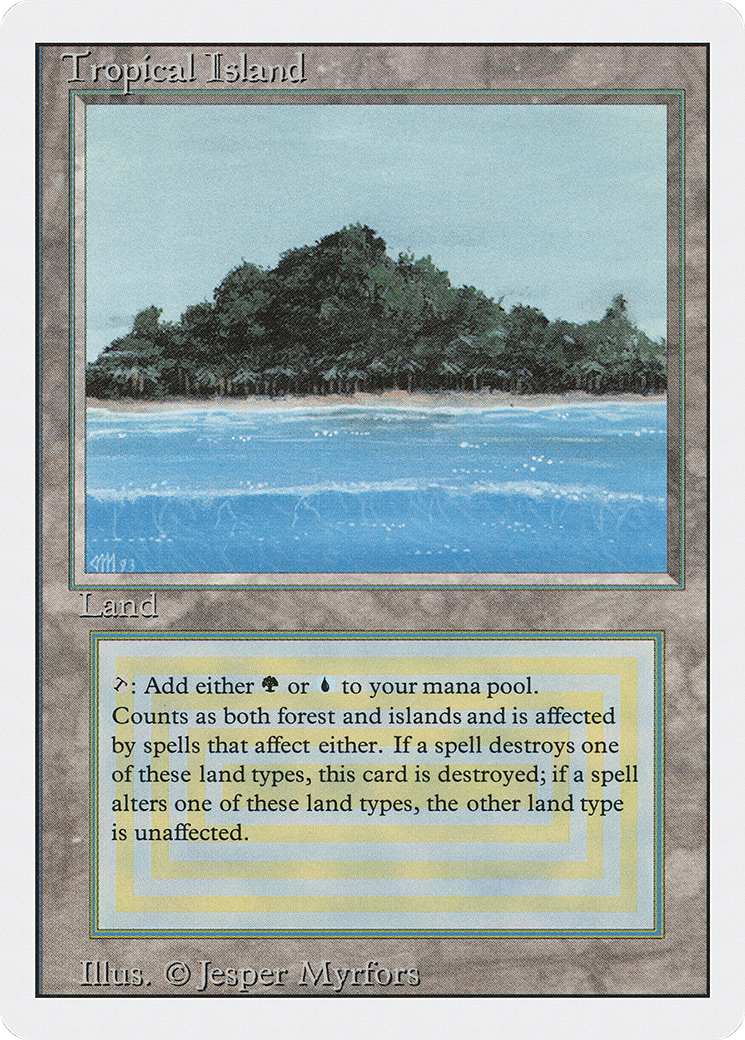 Tropical Island (3ED-288) - Revised Edition