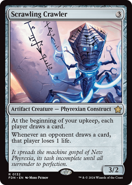 Scrawling Crawler (FDN-132) - Foundations Foil - Premium MTG Single from Wizards of the Coast - Just $4.23! Shop now at Game Crave Tournament Store