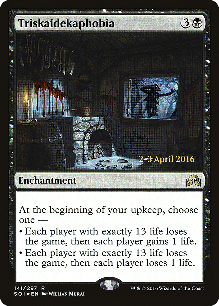 Triskaidekaphobia (PSOI-141S) - Shadows over Innistrad Promos Foil