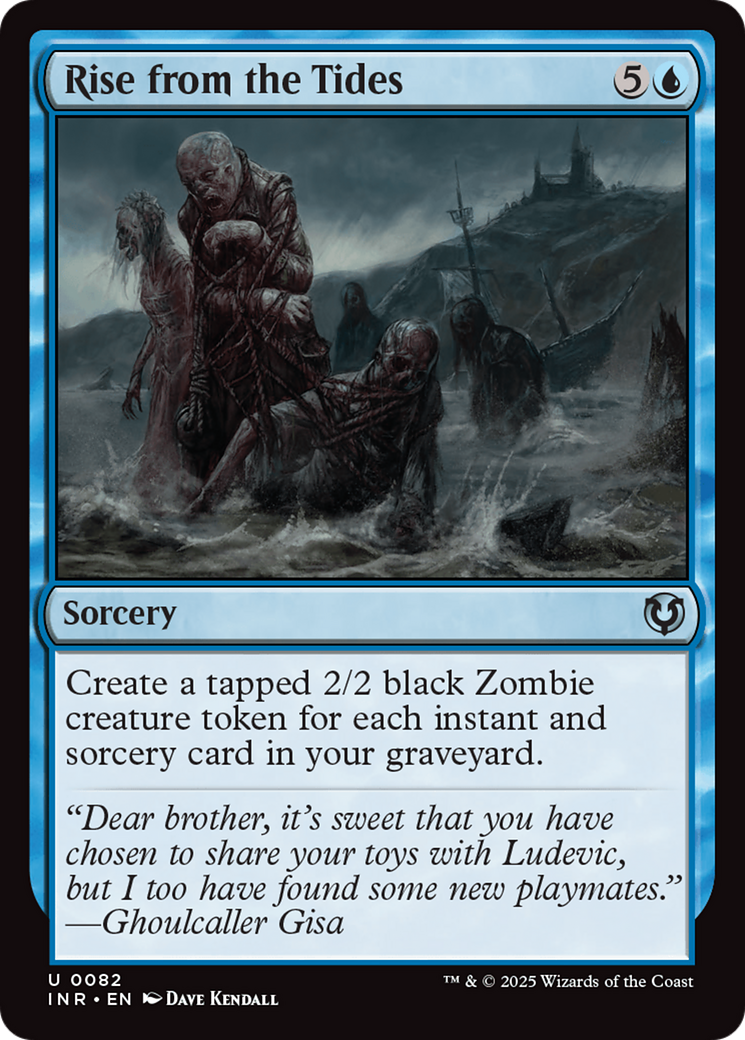Rise from the Tides (-082) - Innistrad Remastered Foil - Premium MTG Single from Wizards of the Coast - Just $0.26! Shop now at Game Crave Tournament Store