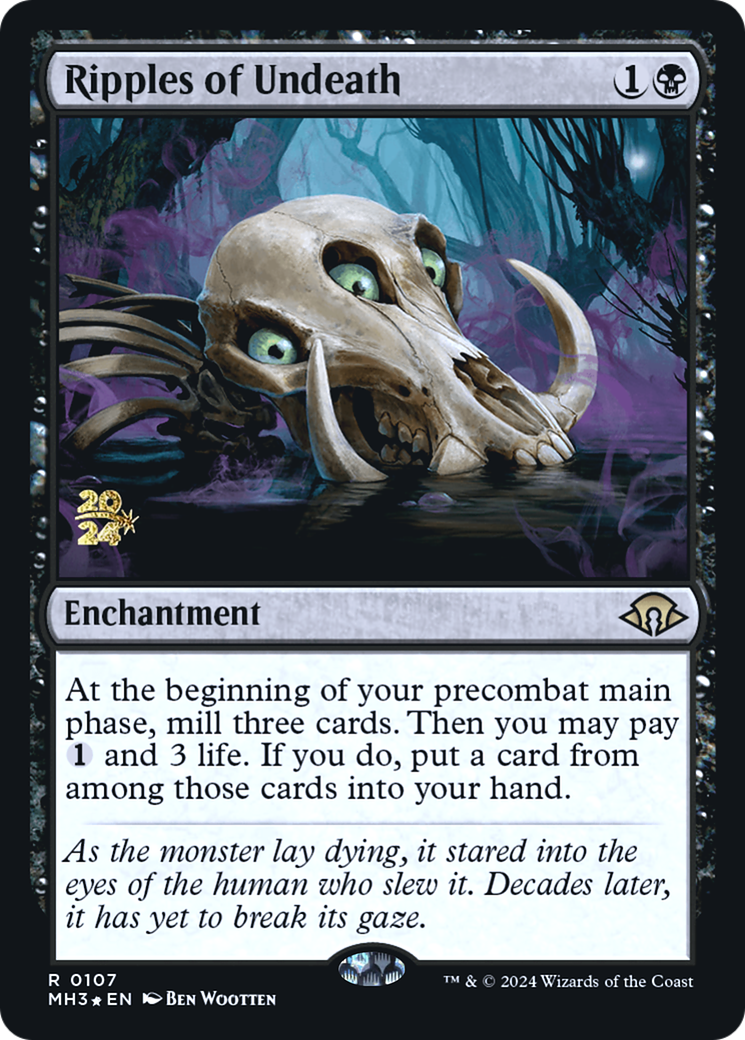 Ripples of Undeath (PMH3-107S) - Modern Horizons 3 Promos Foil - Premium MTG Single from Wizards of the Coast - Just $10.70! Shop now at Game Crave Tournament Store