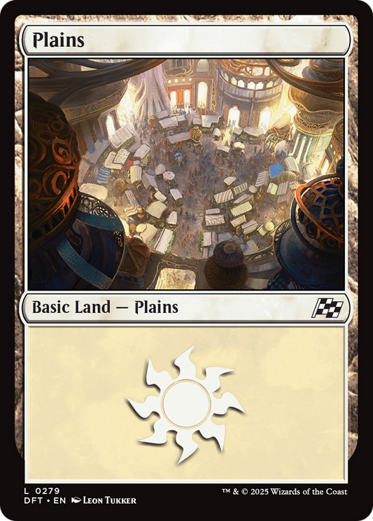Plains (0279) (DFT-279) - Aetherdrift Foil - Premium MTG Single from Wizards of the Coast - Just $0.08! Shop now at Game Crave Tournament Store