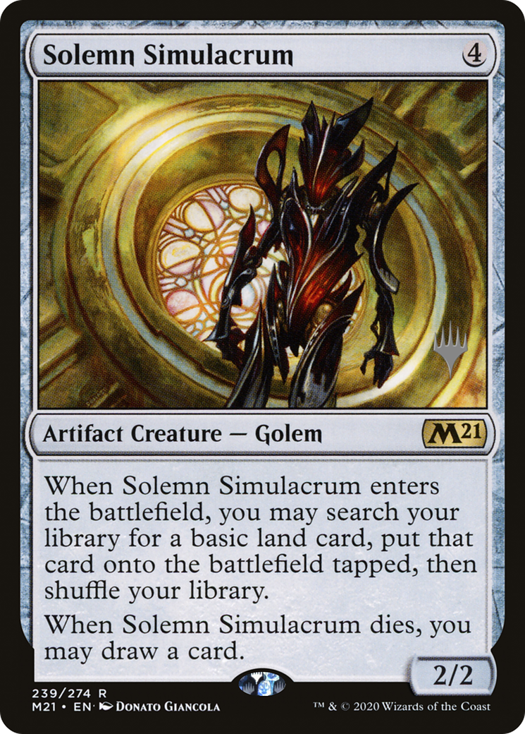 Solemn Simulacrum (PM21-239P) - Core Set 2021 Promos