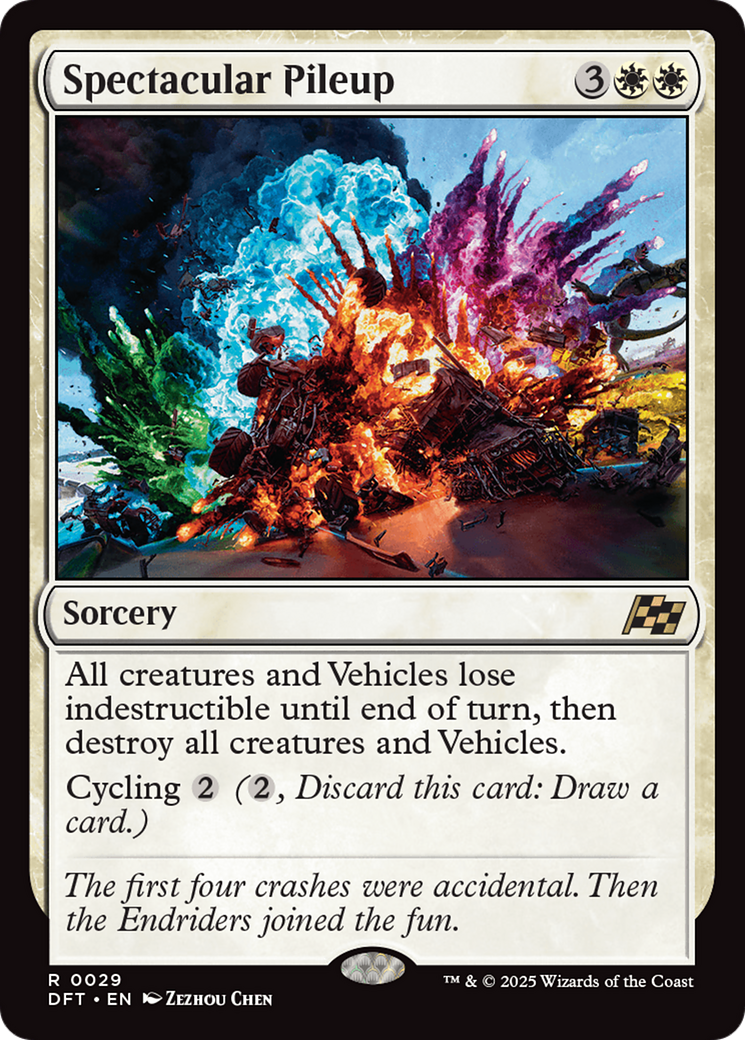 Spectacular Pileup (DFT-029) - Aetherdrift - Premium MTG Single from Wizards of the Coast - Just $0.08! Shop now at Game Crave Tournament Store