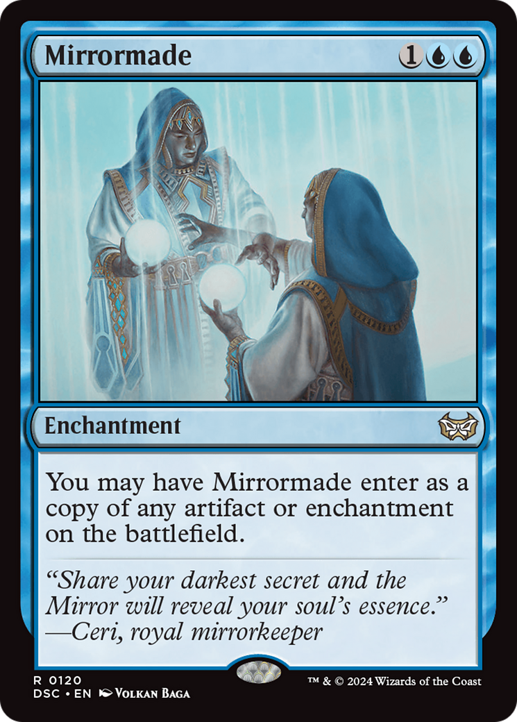 Mirrormade (DSC-120) - Duskmourn: House of Horror Commander - Premium MTG Single from Wizards of the Coast - Just $0.74! Shop now at Game Crave Tournament Store