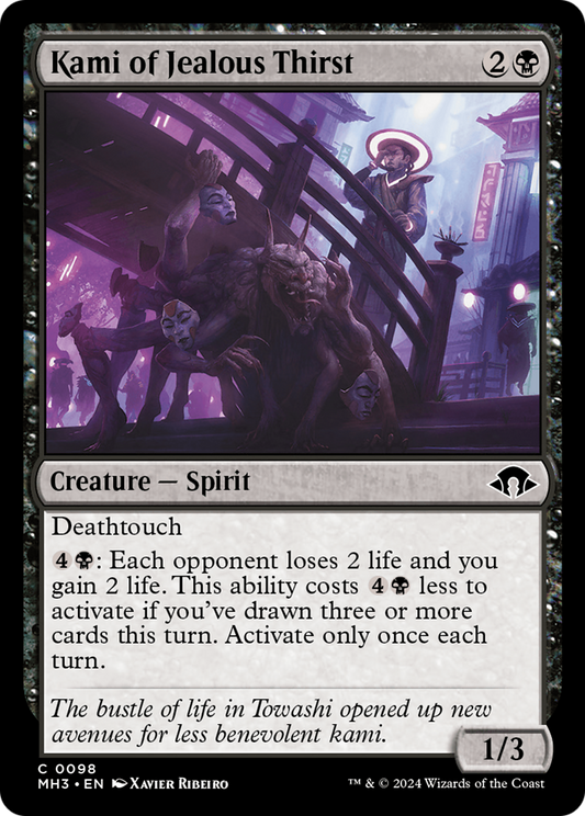 Kami of Jealous Thirst (MH3-098) - Modern Horizons 3 - Premium MTG Single from Wizards of the Coast - Just $0.25! Shop now at Game Crave Tournament Store