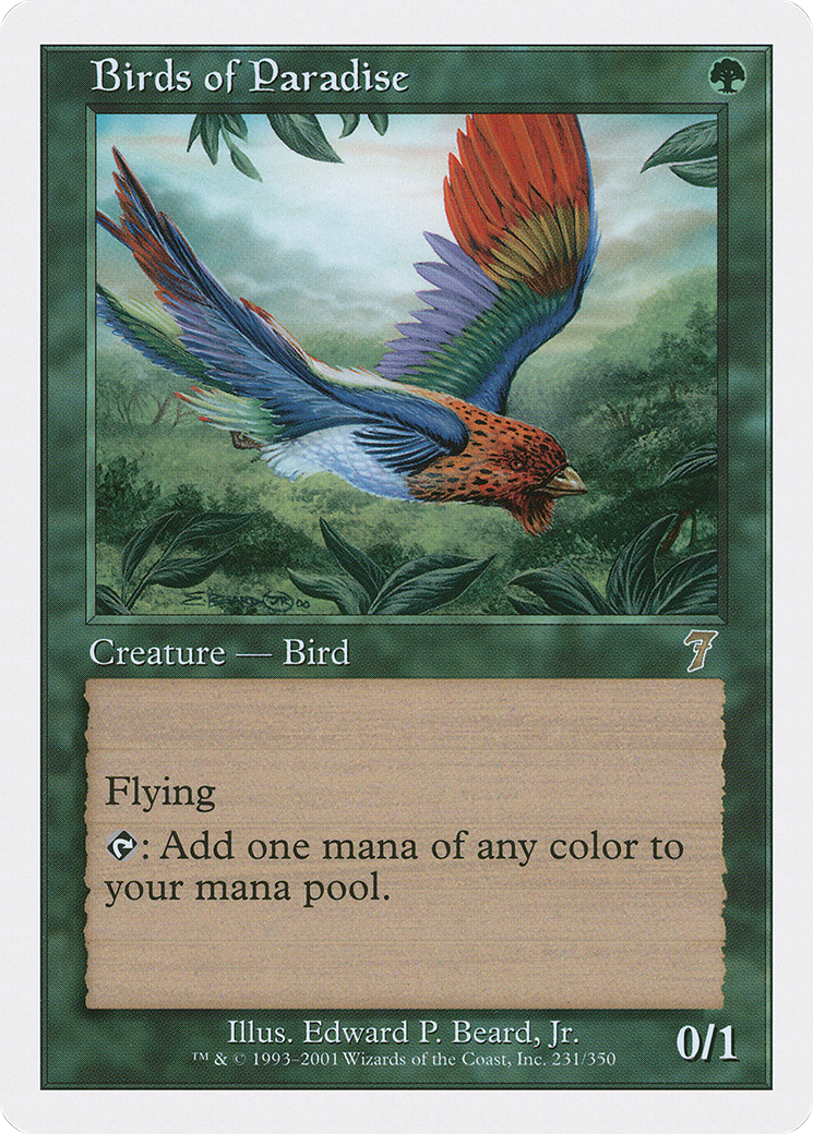 Birds of Paradise (7ED-231) - Seventh Edition