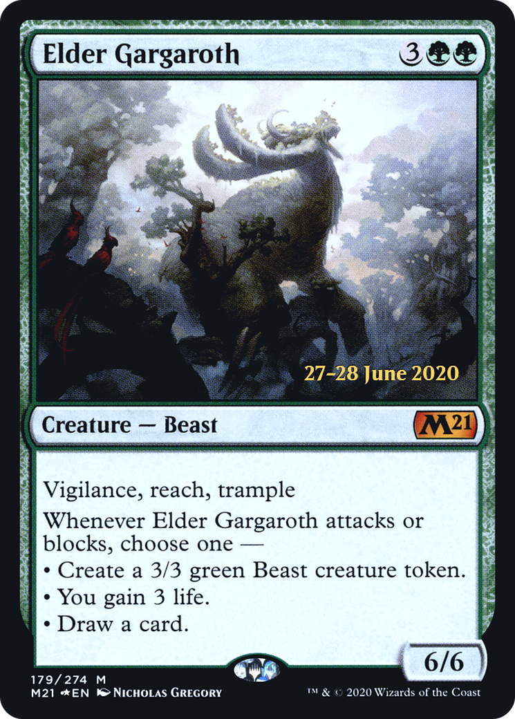 Elder Gargaroth (PM21-179S) - Core Set 2021 Promos Foil