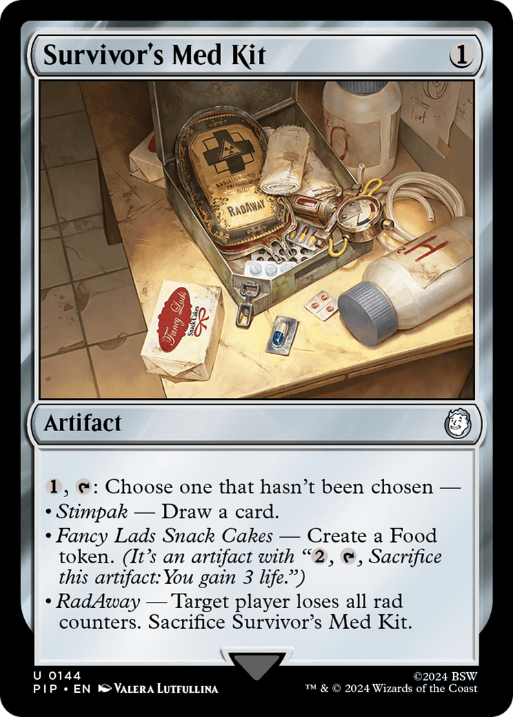 Survivor's Med Kit (PIP-144) - Fallout - Premium MTG Single from Wizards of the Coast - Just $0.25! Shop now at Game Crave Tournament Store