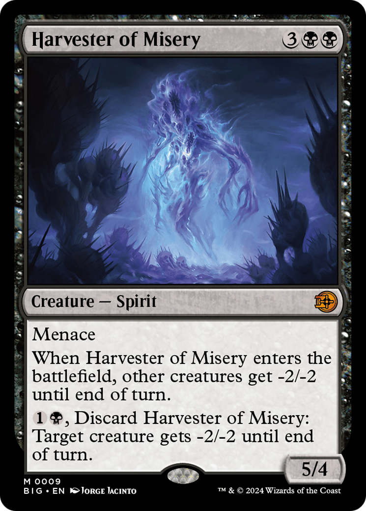 Harvester of Misery (BIG-009) - The Big Score - Premium MTG Single from Wizards of the Coast - Just $3.37! Shop now at Game Crave Tournament Store