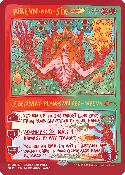 Wrenn and Six (SLP-015) - Secret Lair Showdown - Premium MTG Single from Wizards of the Coast - Just $40.58! Shop now at Game Crave Tournament Store