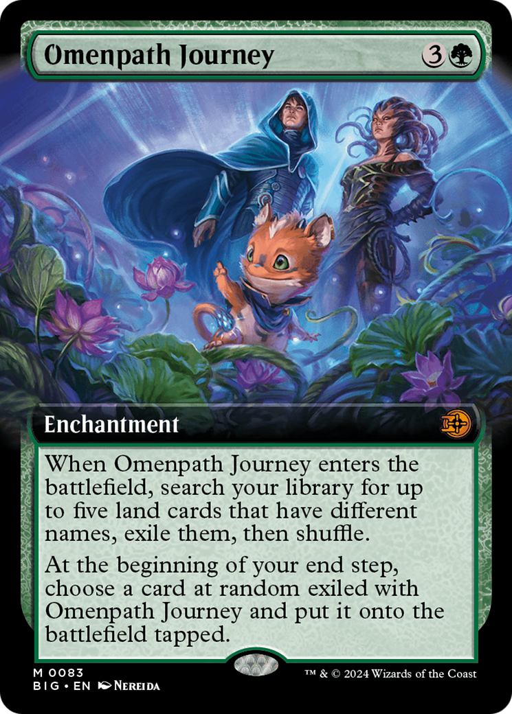Omenpath Journey (BIG-083) - The Big Score: (Extended Art) Foil - Premium MTG Single from Wizards of the Coast - Just $5.90! Shop now at Game Crave Tournament Store