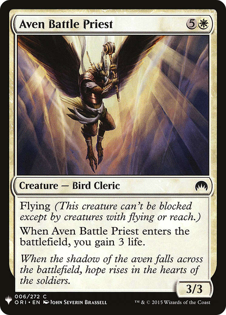 Aven Battle Priest (MB1-030) - Mystery Booster