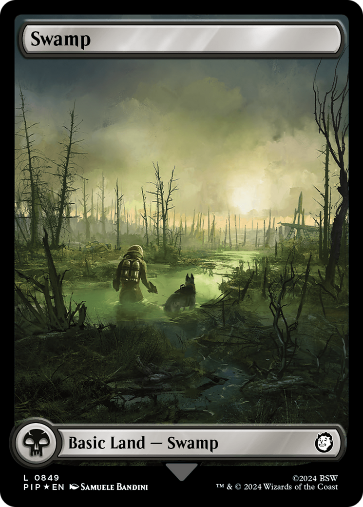 Swamp (PIP-849) - Fallout Foil - Premium MTG Single from Wizards of the Coast - Just $3.76! Shop now at Game Crave Tournament Store