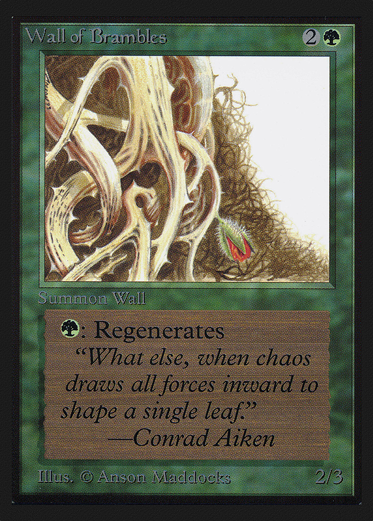 Wall of Brambles (CEI-224) - Intl. Collectors' Edition