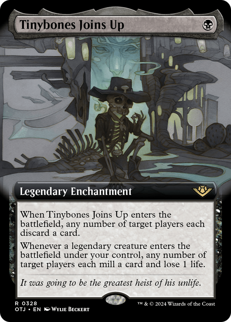 Tinybones Joins Up (OTJ-328) - Outlaws of Thunder Junction: (Extended Art) - Premium MTG Single from Wizards of the Coast - Just $1.19! Shop now at Game Crave Tournament Store