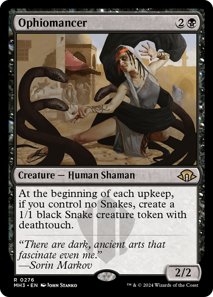 Ophiomancer (MH3-276) - Modern Horizons 3 Foil - Premium MTG Single from Wizards of the Coast - Just $1.06! Shop now at Game Crave Tournament Store