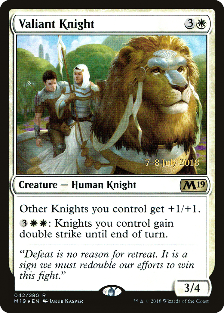 Valiant Knight (PM19-42S) - Core Set 2019 Promos Foil