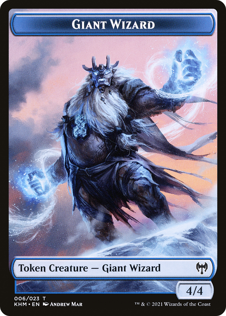 Giant Wizard (TKHM-006) - Kaldheim Tokens