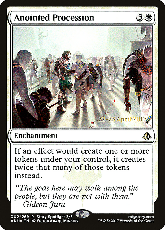 Anointed Procession (PAKH-02S) - Amonkhet Promos Foil