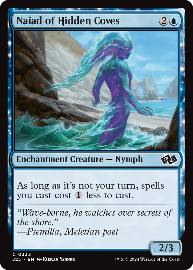 Naiad of Hidden Coves (J25-333) - Foundations Jumpstart - Premium MTG Single from Wizards of the Coast - Just $0.25! Shop now at Game Crave Tournament Store