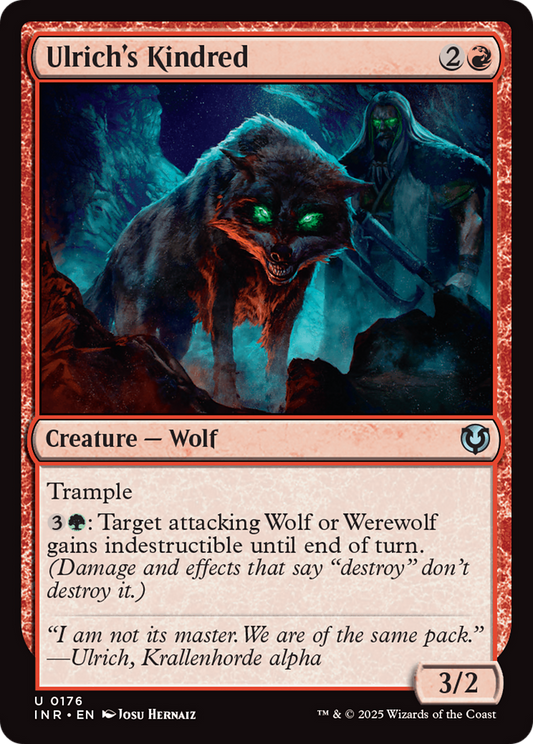 Ulrich's Kindred (-176) - Innistrad Remastered - Premium MTG Single from Wizards of the Coast - Just $0.25! Shop now at Game Crave Tournament Store