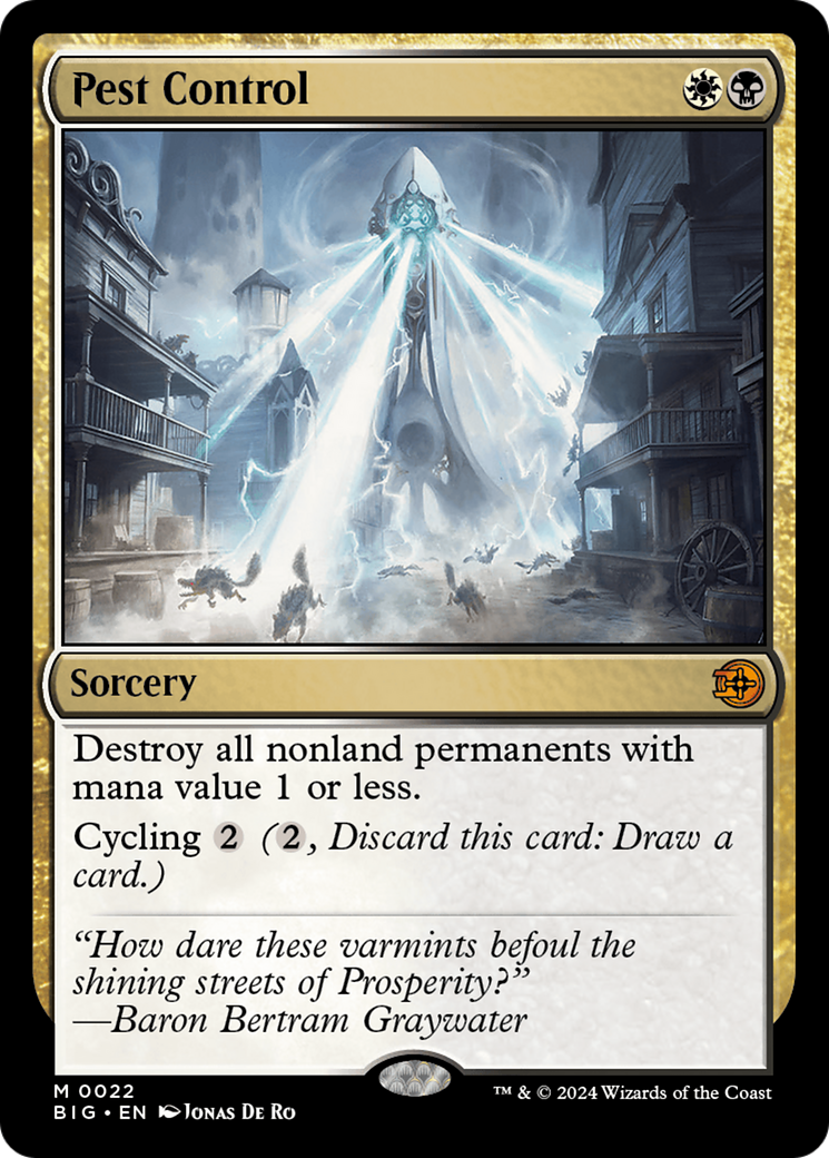 Pest Control (BIG-022) - The Big Score - Premium MTG Single from Wizards of the Coast - Just $4.46! Shop now at Game Crave Tournament Store