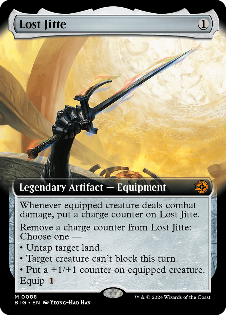 Lost Jitte (BIG-088) - The Big Score Foil - Premium MTG Single from Wizards of the Coast - Just $5.28! Shop now at Game Crave Tournament Store