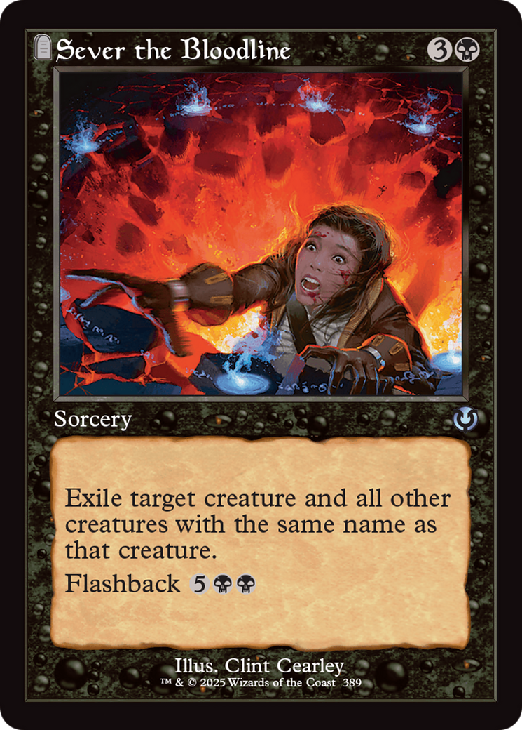 Sever the Bloodline (Retro Frame) (-389) - Innistrad Remastered - Premium MTG Single from Wizards of the Coast - Just $0.26! Shop now at Game Crave Tournament Store