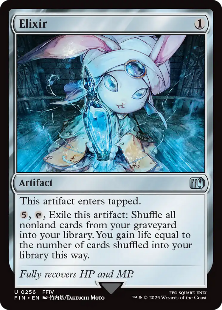 Elixir (FIN-256) - FINAL FANTASY Foil - Premium MTG Single from Wizards of the Coast - Just $0.09! Shop now at Game Crave Tournament Store