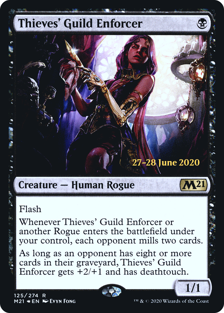 Thieves' Guild Enforcer (PM21-125S) - Core Set 2021 Promos Foil