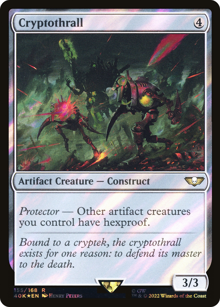 Cryptothrall (40K-155★) - Warhammer 40,000 Commander Foil - Premium MTG Single from Wizards of the Coast - Just $2.83! Shop now at Game Crave Tournament Store