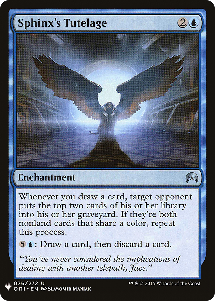 Sphinx's Tutelage (MB1-502) - Mystery Booster