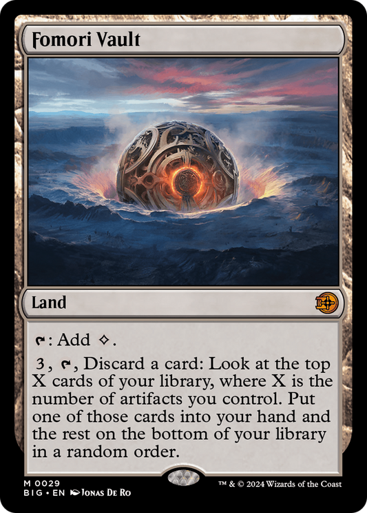 Fomori Vault (BIG-029) - The Big Score - Premium MTG Single from Wizards of the Coast - Just $6.76! Shop now at Game Crave Tournament Store