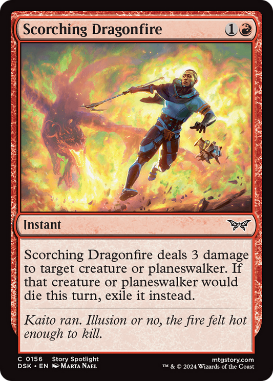 Scorching Dragonfire (DSK-156) - Duskmourn: House of Horror - Premium MTG Single from Wizards of the Coast - Just $0.25! Shop now at Game Crave Tournament Store