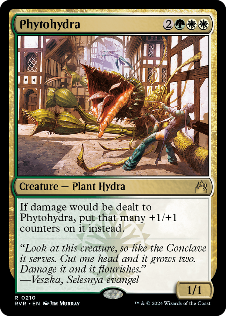 Phytohydra (RVR-210) - Ravnica Remastered Foil - Premium MTG Single from Wizards of the Coast - Just $0.25! Shop now at Game Crave Tournament Store