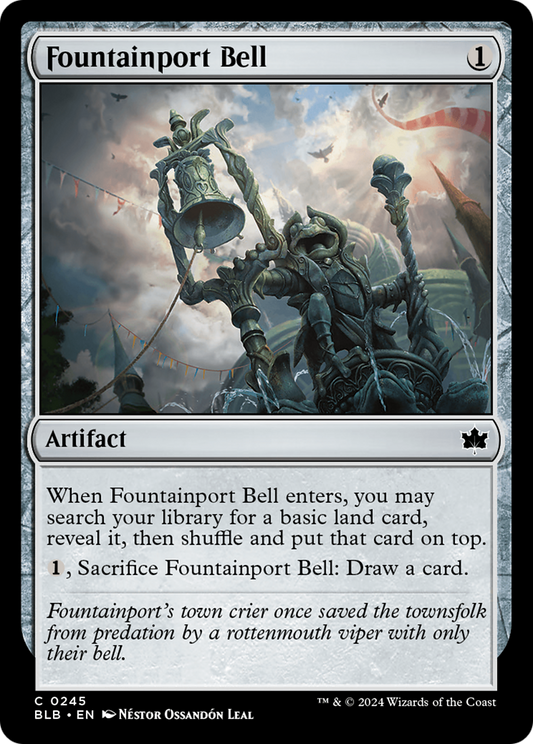 Fountainport Bell (BLB-245) - Bloomburrow - Premium MTG Single from Wizards of the Coast - Just $0.25! Shop now at Game Crave Tournament Store