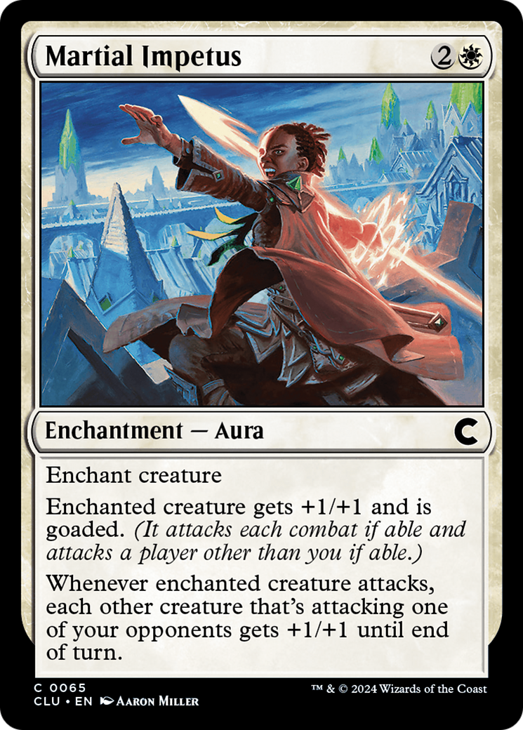Martial Impetus (CLU-065) - Ravnica: Clue Edition - Premium MTG Single from Wizards of the Coast - Just $0.25! Shop now at Game Crave Tournament Store