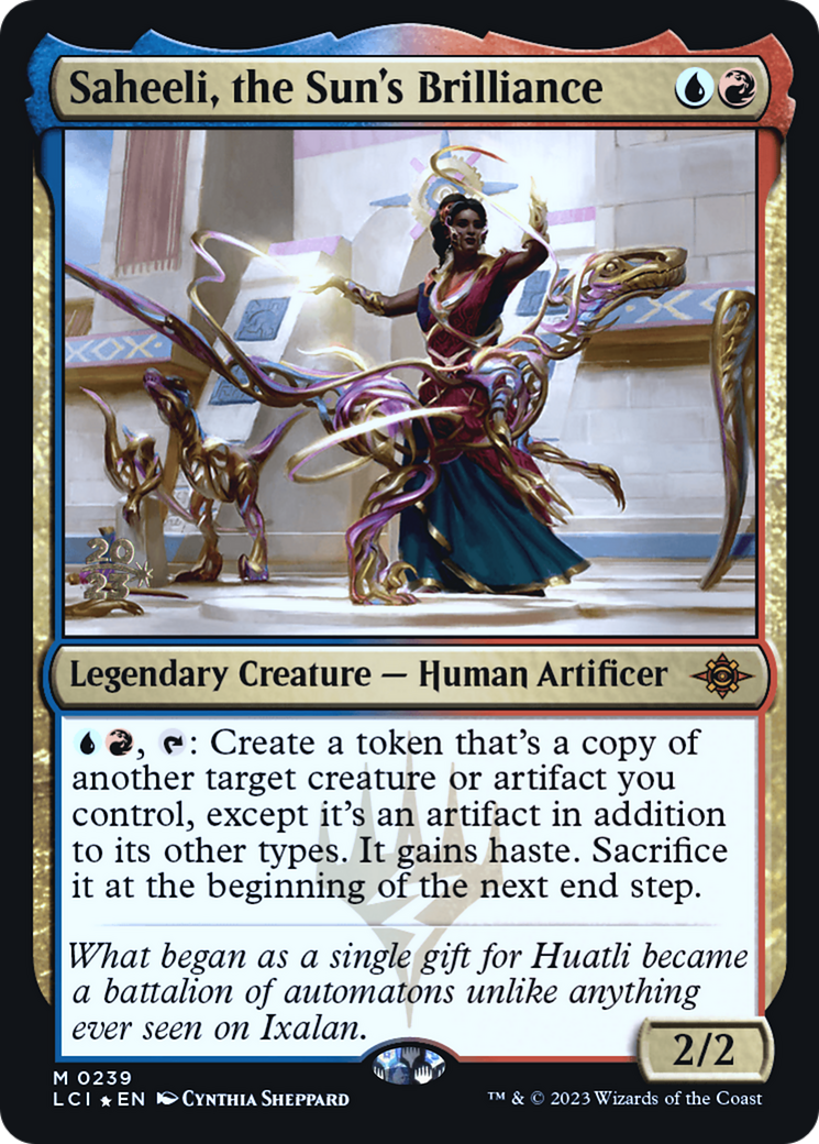 Saheeli, the Sun's Brilliance (PLCI-239S) - The Lost Caverns of Ixalan Promos Foil - Premium MTG Single from Wizards of the Coast - Just $1.61! Shop now at Game Crave Tournament Store
