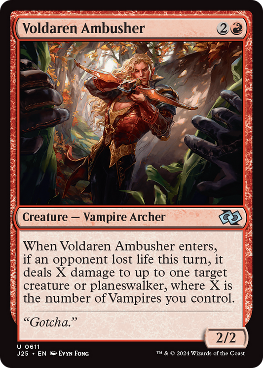 Voldaren Ambusher (J25-611) - Foundations Jumpstart - Premium MTG Single from Wizards of the Coast - Just $0.25! Shop now at Game Crave Tournament Store