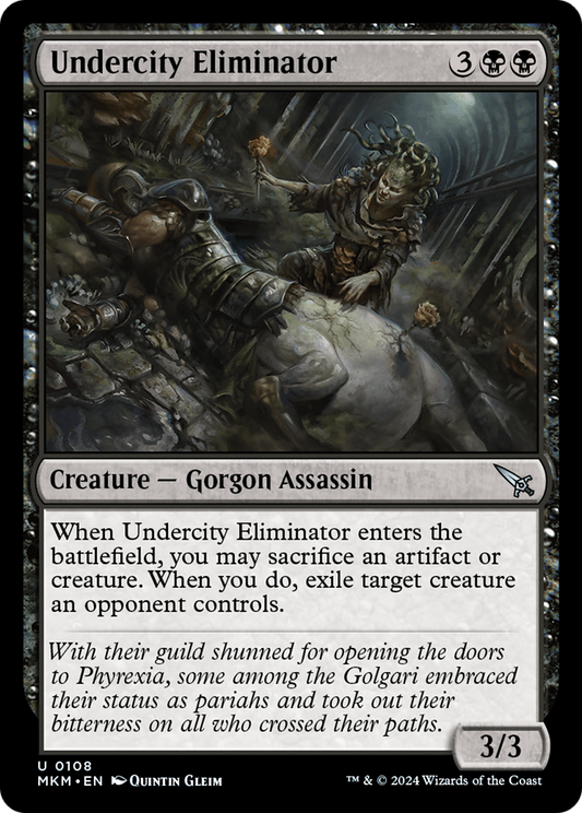 Undercity Eliminator (MKM-108) - Murders at Karlov Manor Foil - Premium MTG Single from Wizards of the Coast - Just $0.25! Shop now at Game Crave Tournament Store