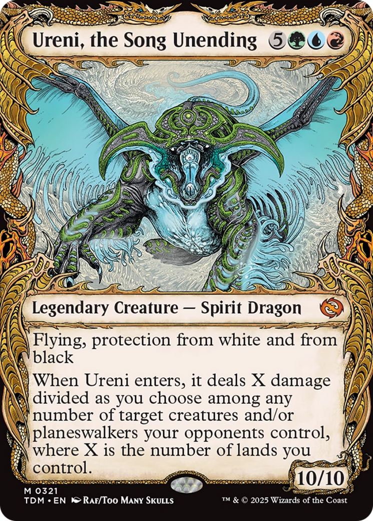 Ureni, the Song Unending (Showcase) (TDM-321) - Tarkir: Dragonstorm - Premium MTG Single from Wizards of the Coast - Just $1.46! Shop now at Game Crave Tournament Store