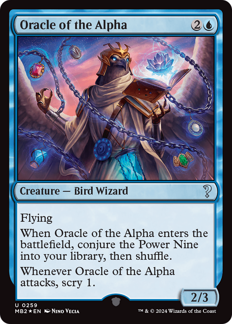 Oracle of the Alpha (MB2-259) - Mystery Booster 2 Foil - Premium MTG Single from Wizards of the Coast - Just $232.37! Shop now at Game Crave Tournament Store