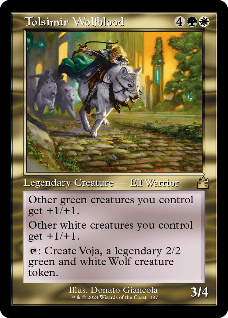 Tolsimir Wolfblood (RVR-387) - Ravnica Remastered - Premium MTG Single from Wizards of the Coast - Just $0.25! Shop now at Game Crave Tournament Store